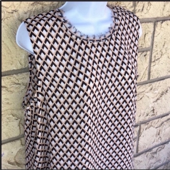 Who What Wear Top Blouse Sheer Fringe 
Size XXL - Picture 3 of 11